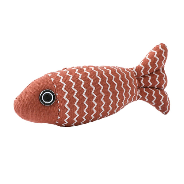 Fish Shaped Catnip Toy - Engaging and Safe Toy for Your Feline Friend