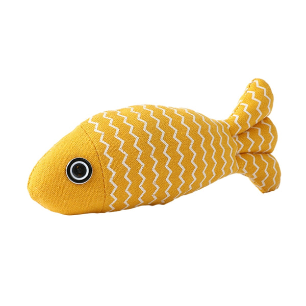 Fish Shaped Catnip Toy - Engaging and Safe Toy for Your Feline Friend