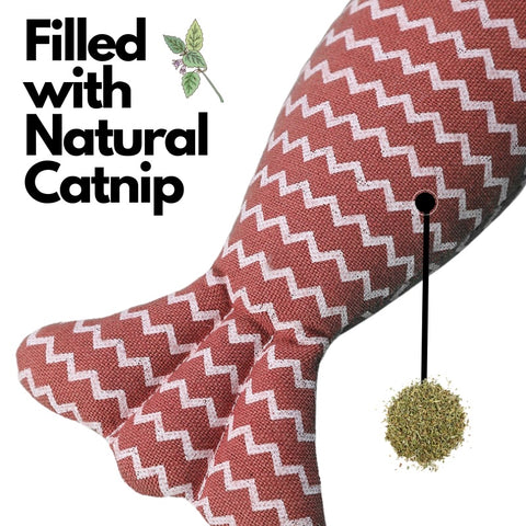 Fish Shaped Catnip Toy - Engaging and Safe Toy for Your Feline Friend