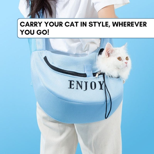 CozyPaws - Convenient Hands-Free Cat Sling Carrier