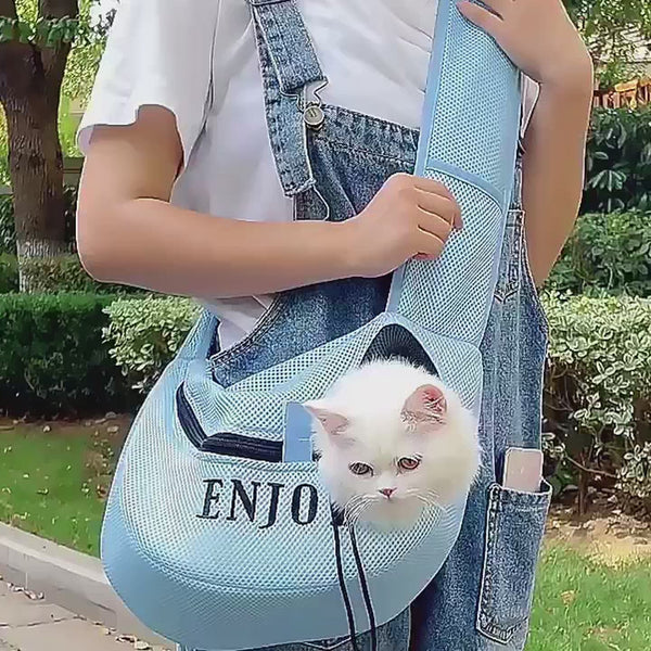 CozyPaws - Convenient Hands-Free Cat Sling Carrier