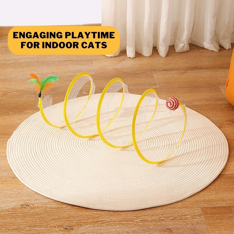 FelineFu Expandable Adventure Tunnel - Ignite the Playfulness & Exploration in Your Cat!