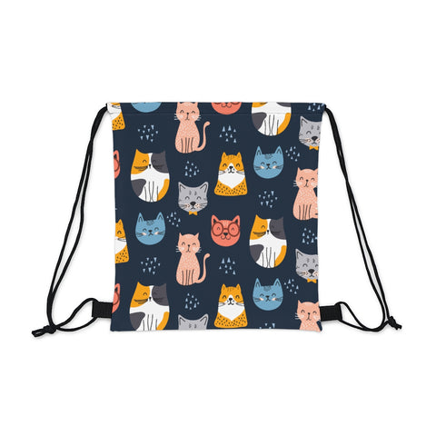 Kitty Style Outdoor Drawstring Bag