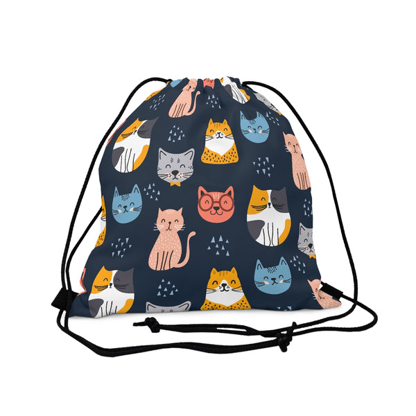 Kitty Style Outdoor Drawstring Bag