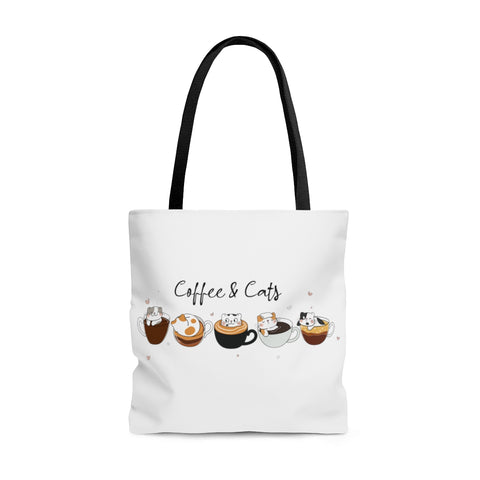 Multifunctional Coffee & Cats Tote Bag