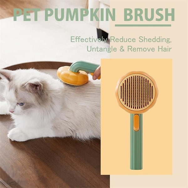 Pumpkin Brush With 1 Click Cleaning Design