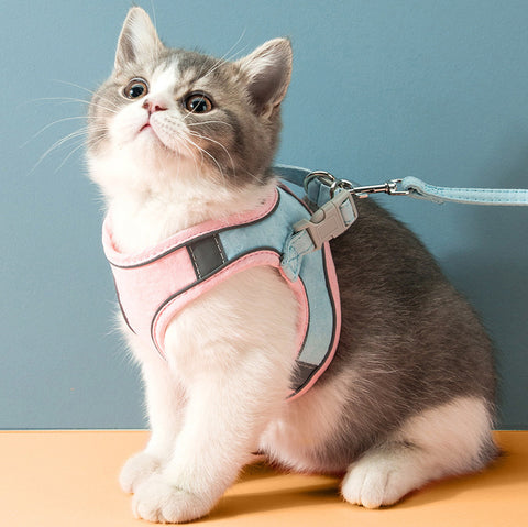 Reflective Cat Harness & Leash Set